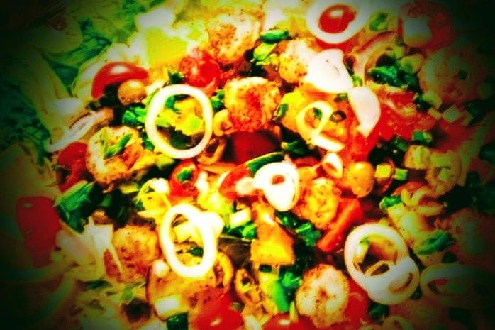 Sałatka z krewetkami