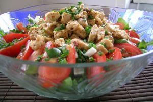 Sałatka z kurczaka 1  Sałatka z kurczaka 1