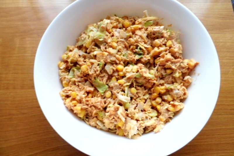 Sałatka z Kurczaka i makaroników