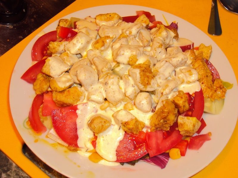 Sałatka z kurczakiem