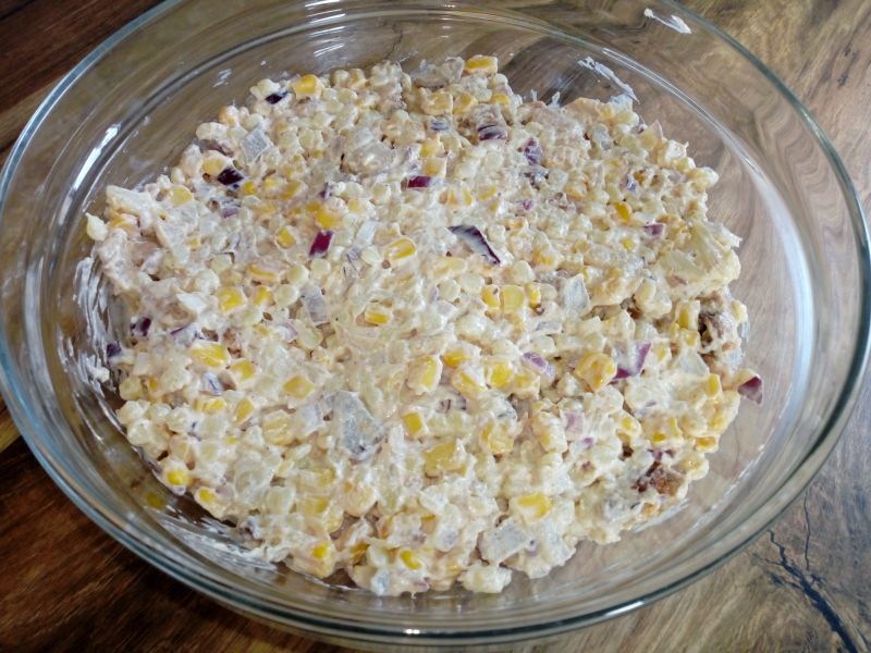 Sałatka z kurczakiem i kalafiorem