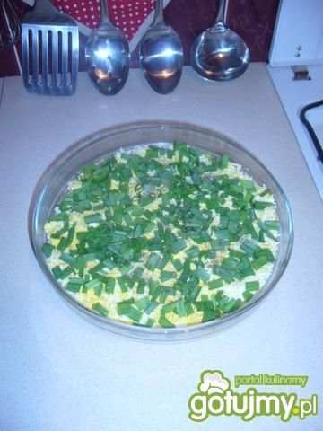 Sałatka z kurczakiem na słodką nutę.