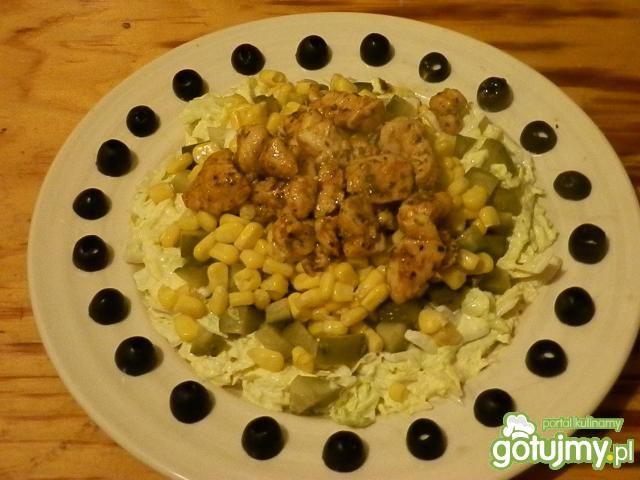 Sałatka z kurczakiem wg nieuchwytna