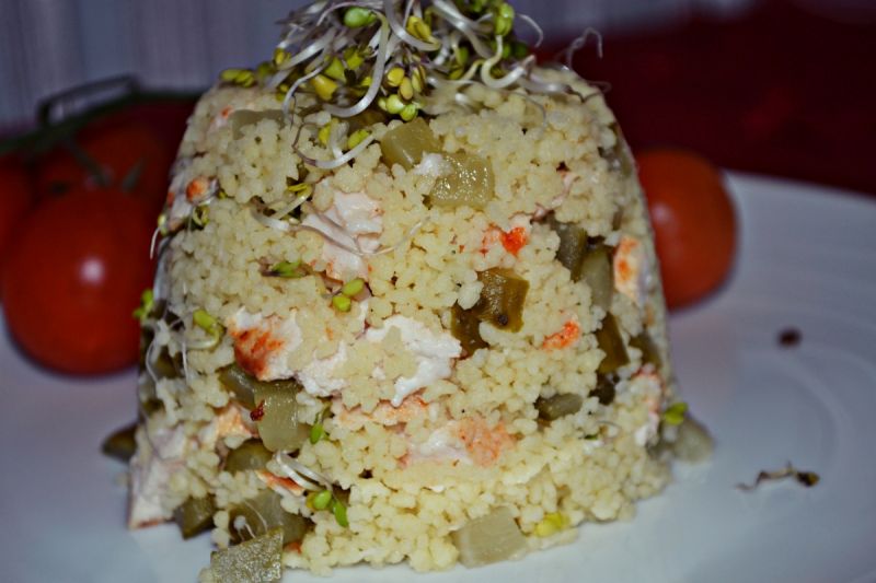 Sałatka z kuskusem i kurczakiem