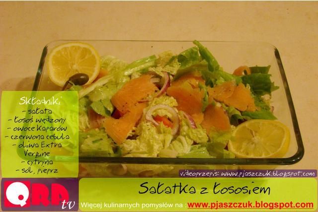 Sałatka z łososiem Sałatka z łososiem