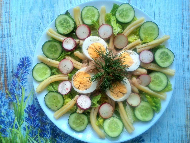 Sałatka z makaronem i tuńczykiem Sałatka z makaronem i tuńczykiem