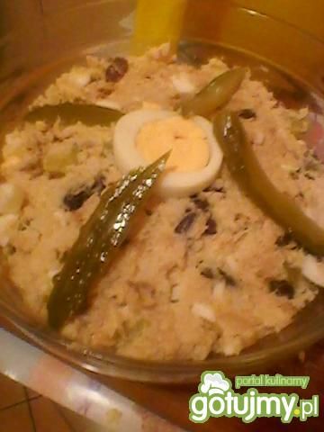 Sałatka z makrelą 4.