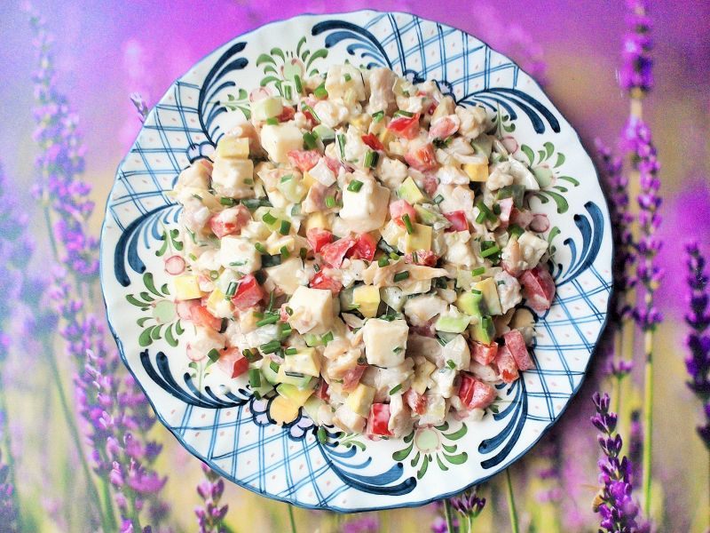 Sałatka z makrelą Sałatka z makrelą