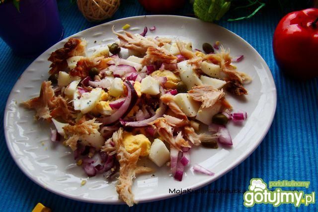 Sałatka z makreli i jajka Sałatka z makreli i jajka