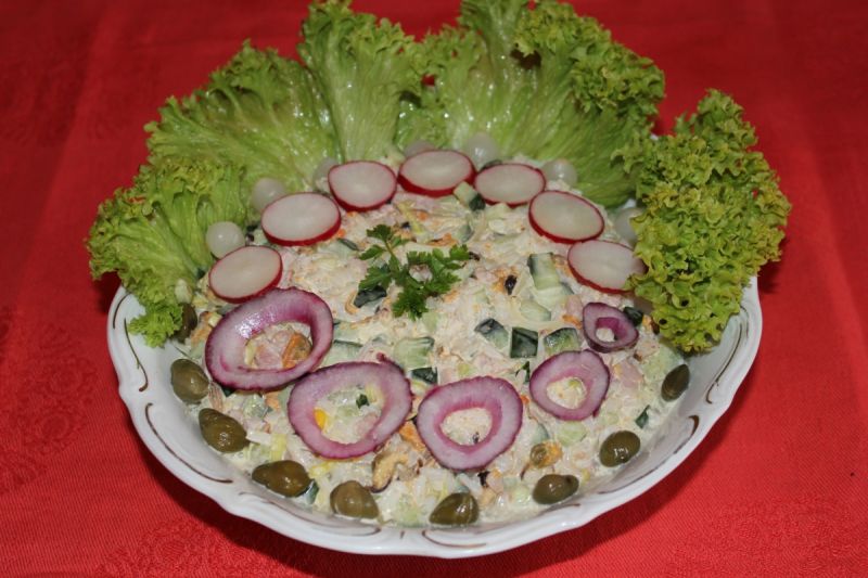 Sałatka z małżami 