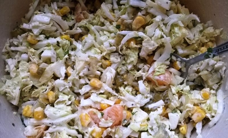 Sałatka z mandarynkową nutą