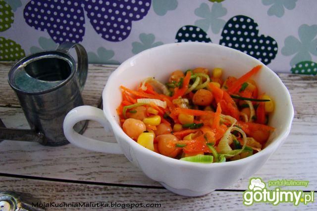 Sałatka z marchewki i cieciorki Sałatka z marchewki i cieciorki