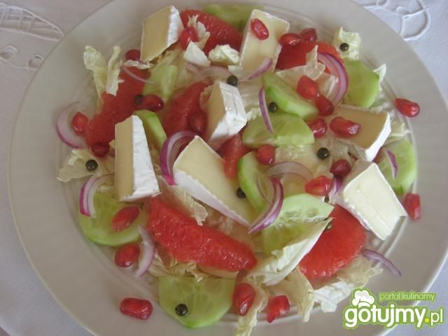 Sałatka z marynowanym zielonym pieprzem