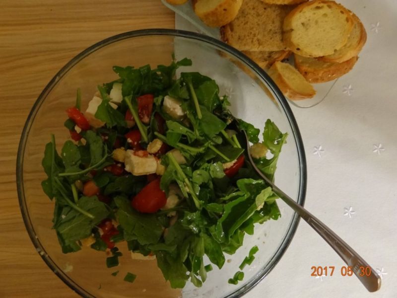 Sałatka z mini kukurydzą Sałatka z mini kukurydzą