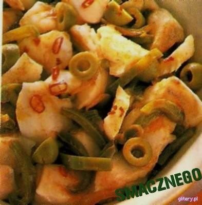 Sałatka z mintaja marynowanego Sałatka z mintaja marynowanego