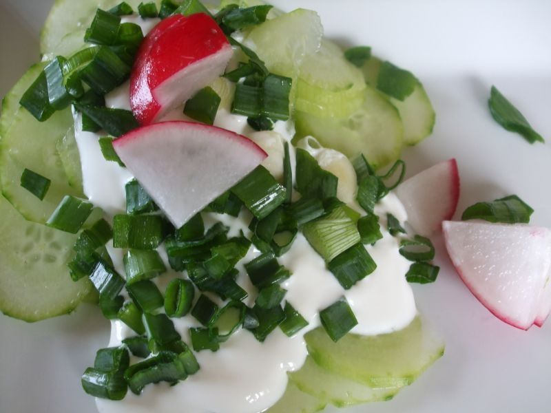 Sałatka z ogórków Sałatka z ogórków