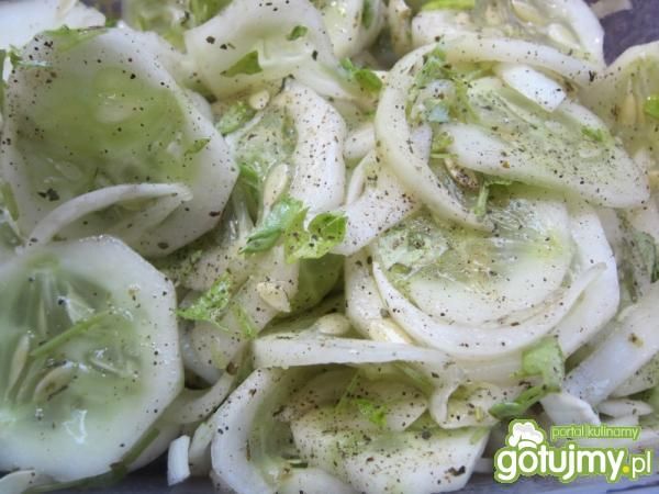 Sałatka z ogórków Katarzyny Sałatka z ogórków Katarzyny