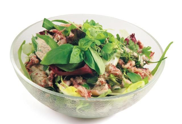 Sałatka z ośmiorniczkami baby  Sałatka z ośmiorniczkami baby