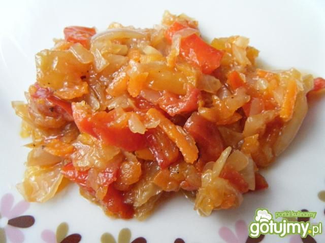 Sałatka z papryki w octowej zalewie Sałatka z papryki w octowej zalewie