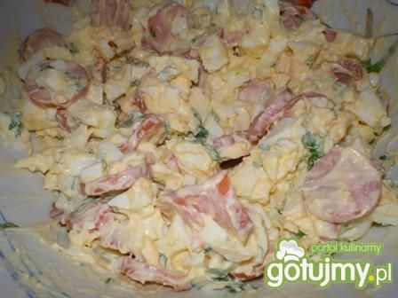 Sałatka z parówek i jajek Sałatka z parówek i jajek