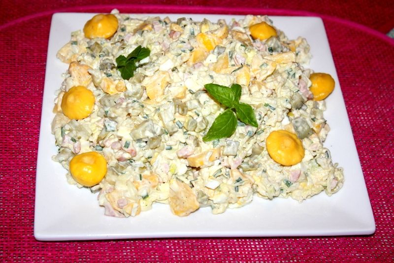 Sałatka z patisonami  Sałatka z patisonami