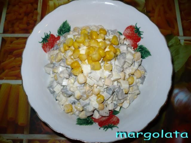 Sałatka z pieczarek 2 (na słodko)