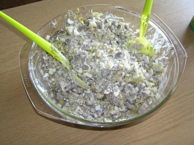 Sałatka z pieczarek