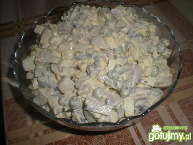 Sałatka z pieczarkami