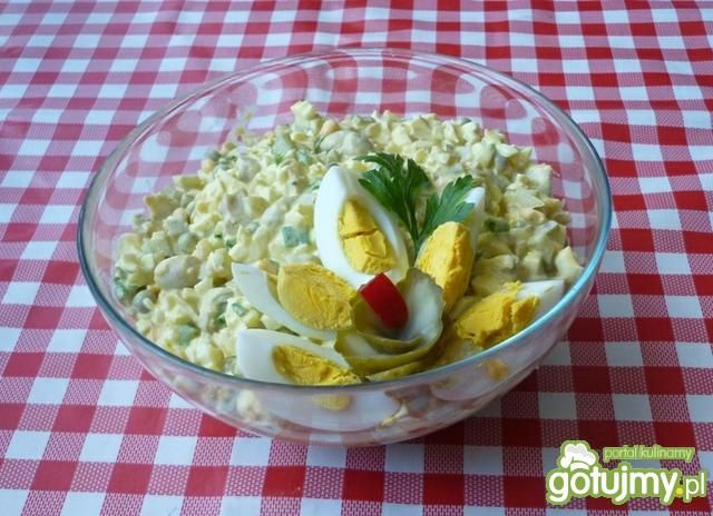 Sałatka z pieczarkami.