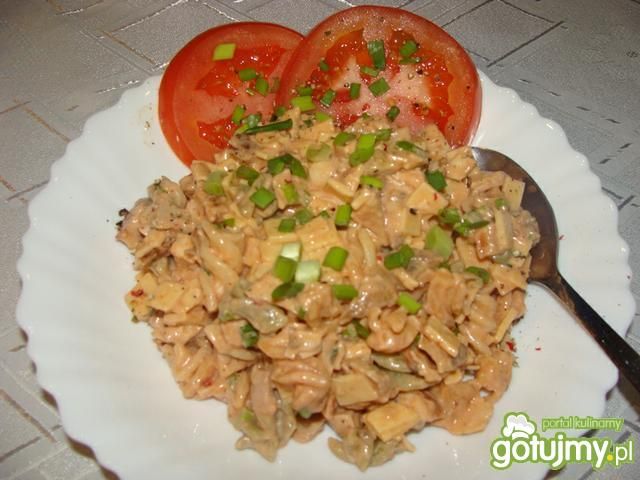 Sałatka z pieczonym kurczakiem 3