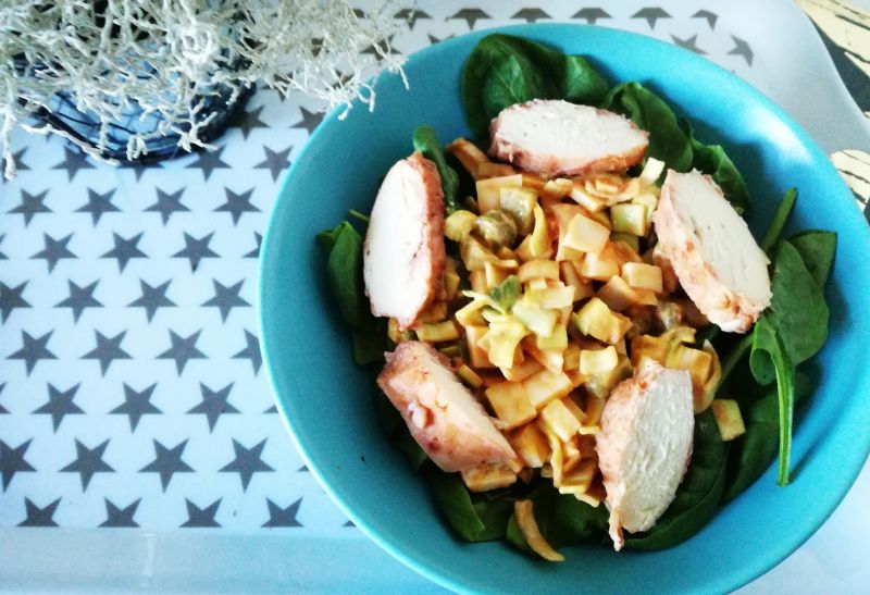 Sałatka z pieczonym kurczakiem Sałatka z pieczonym kurczakiem