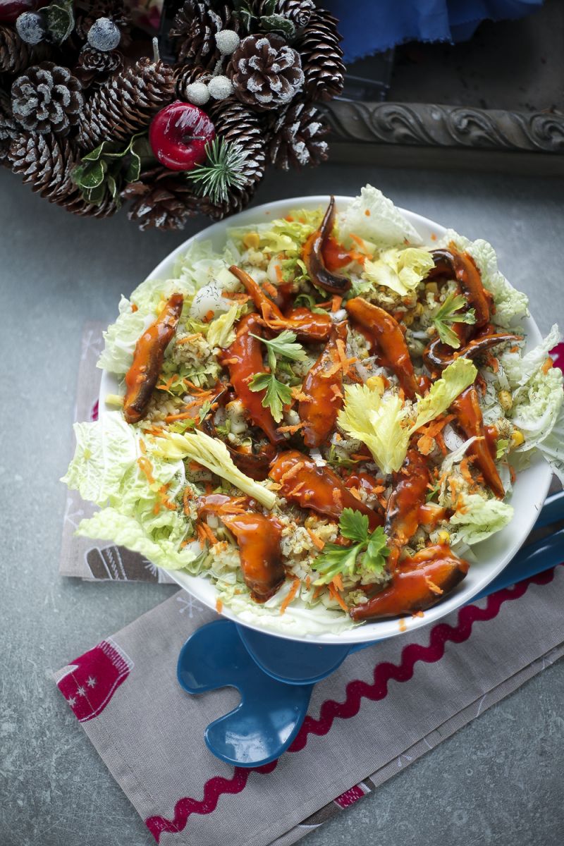 Sałatka z pomidorowymi szprotkami