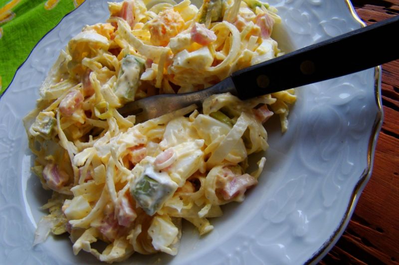 Sałatka z pora i awokado  Sałatka z pora i awokado