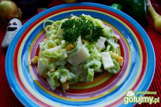 Sałatka z pora i gruszki 