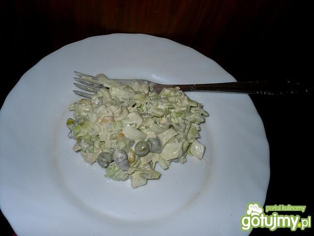 Sałatka z pora i jajek wg Mati13 Sałatka z pora i jajek wg Mati13
