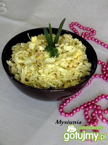 Sałatka z porem i pekinką