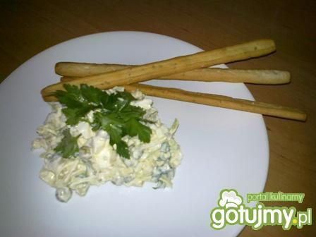 Sałatka z porów. Sałatka z porów.