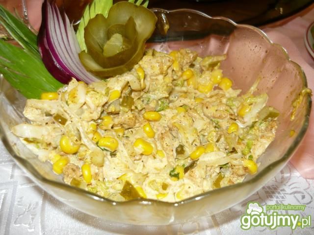 Sałatka z przyprawą curry Sałatka z przyprawą curry