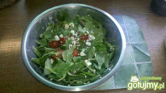 Sałatka z roszponką i pomidorami 2 Sałatka z roszponką i pomidorami 2