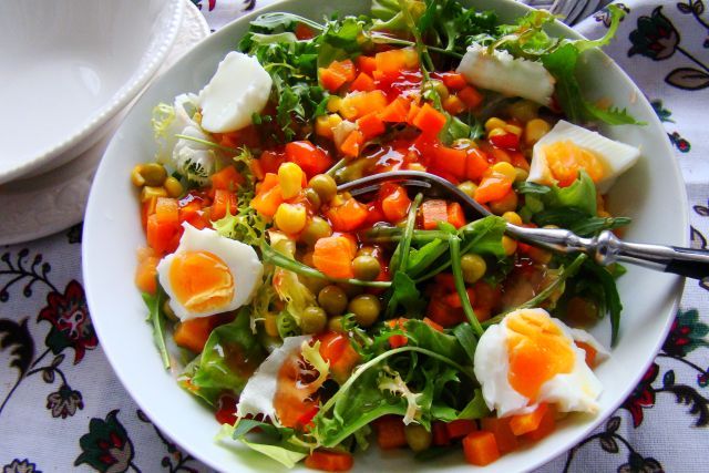 Sałatka z rukoli na ostro Sałatka z rukoli na ostro