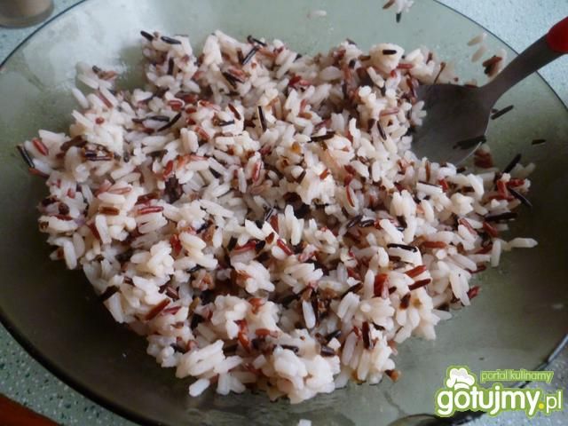 Sałatka z ryżem,tuńczykiem i papryka