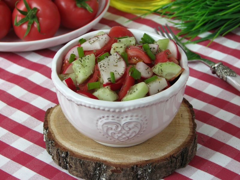 Sałatka z rzodkiewek