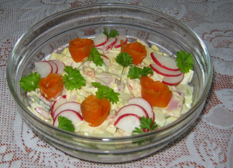 Sałatka z rzodkiewką