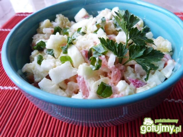 Sałatka z rzodkiewki i pomidorów