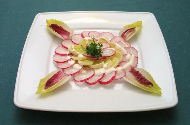 Sałatka z rzodkiewki i pora Sałatka z rzodkiewki i pora