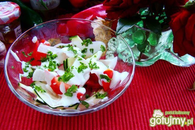 sałatka z rzodkwi i innych warzyw sałatka z rzodkwi i innych warzyw