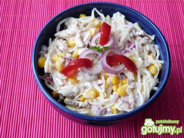 Sałatka z selera i gotowanego mięsa Sałatka z selera i gotowanego mięsa