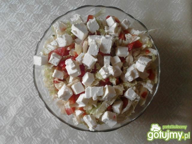 Sałatka z serem feta 3 Sałatka z serem feta 3
