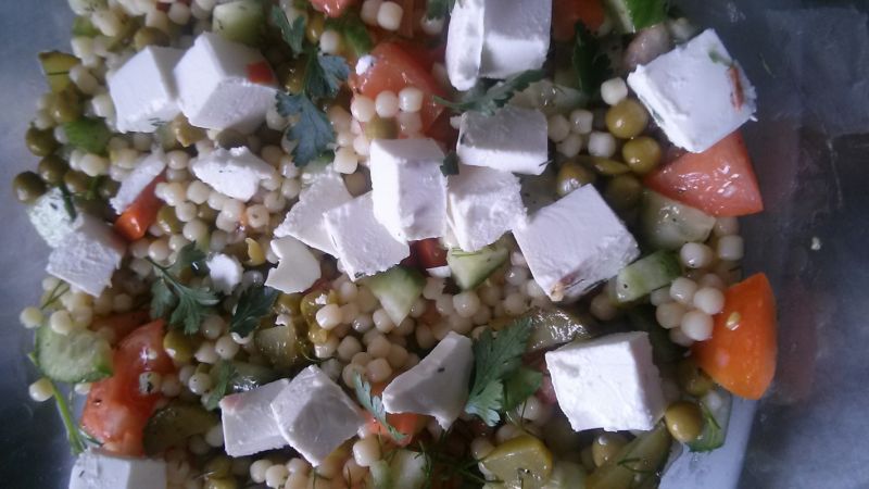 Sałatka z serem feta  Sałatka z serem feta