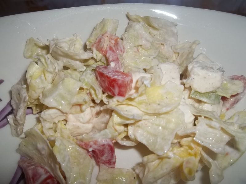 Sałatka z serem feta Sałatka z serem feta